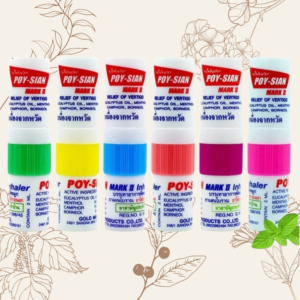 Poy-Sian – Thai Herbal Inhaler for Congestion and Vertigo Relief